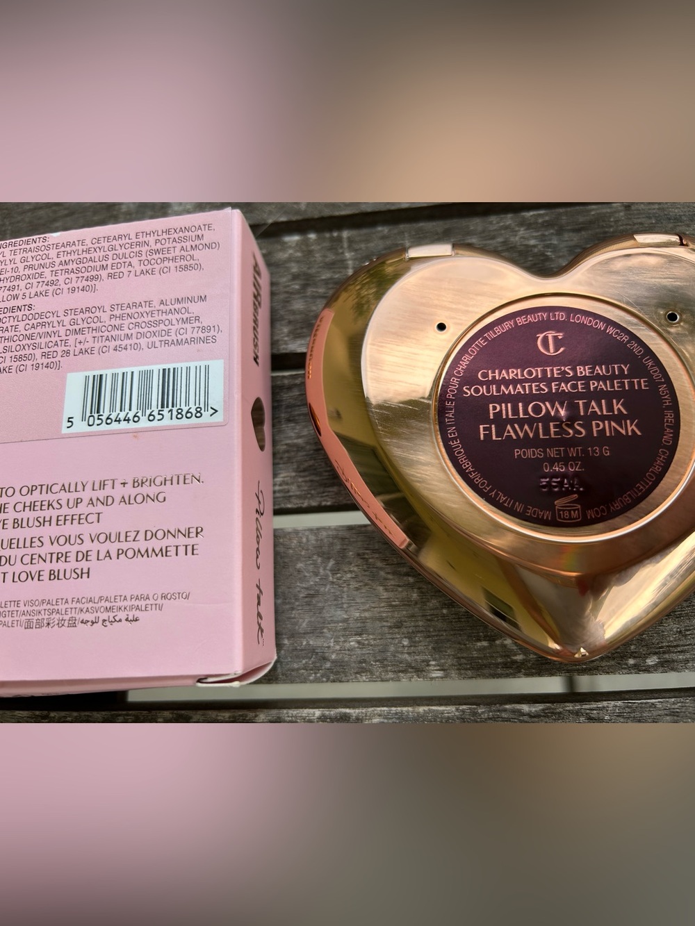 NWT🌷Charlotte Tilbury Pillow Talk Beauty Soulmates Palette in “Flawless Pink” - Picture 15 of 15